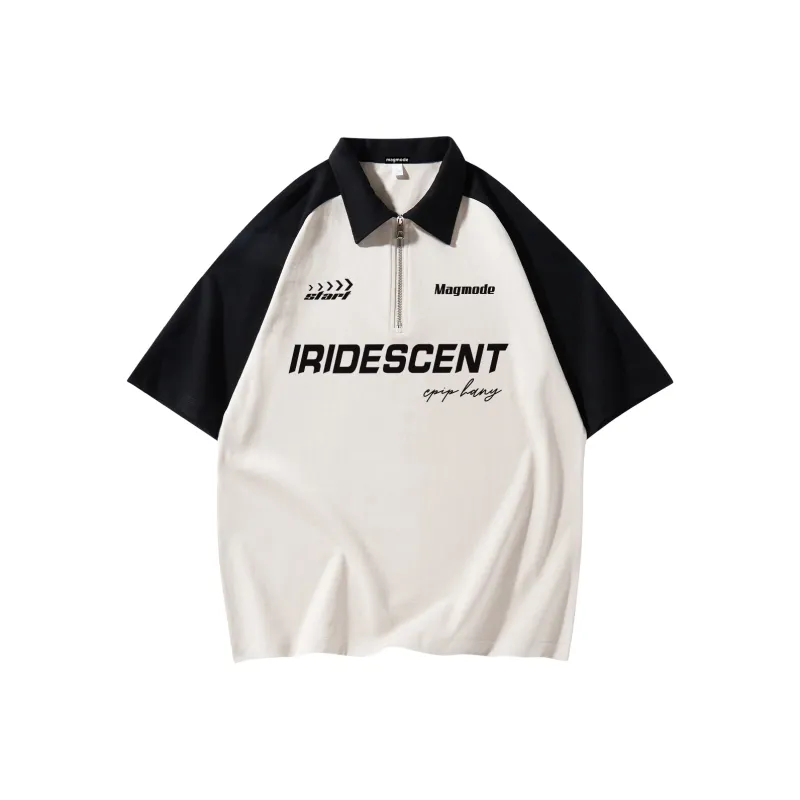 Magmode Polo Shirt Unisex Taupe Black-4
