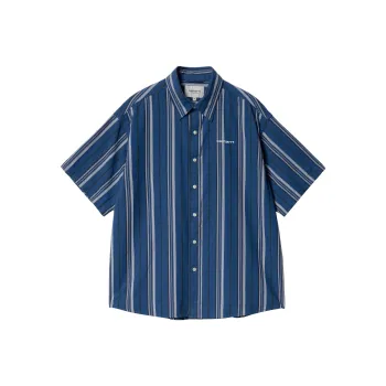 Carhartt WIP SS24 S/S Quentin Shirt Men's Blue