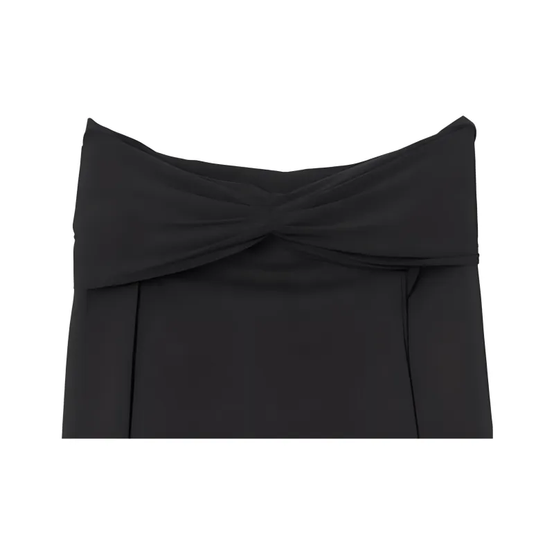 Burberry Gathered detail Off shoulder Midi Dress-3