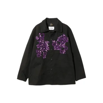 Needles NOMA T.d. Co-branded Edition Shirts Unisex Black