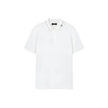 VERSACE Medusa Embroidered Short Sleeved Polo Shirt