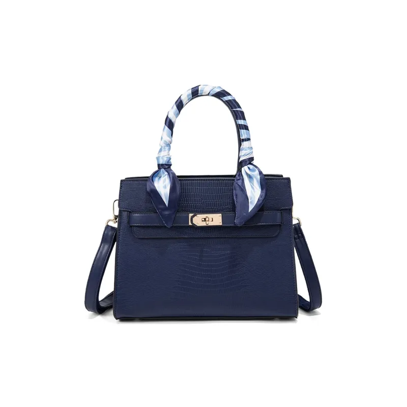 CLEVER& KETCH PU One Shoulder Handbags Women's Black/Blue/Red-6