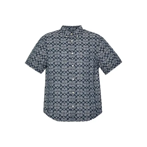 COACH Shirts Men Gray