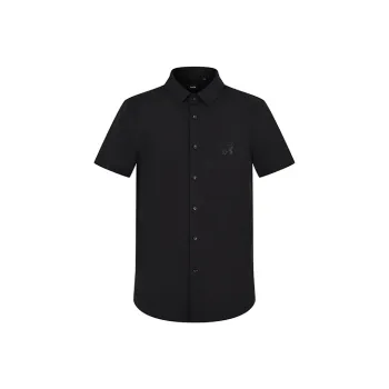 RARE Short Sleeved Shirt Men's Black
