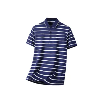 Red Bean Polo Shirt Men's Upper Cyan