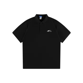 SWAMP AREA Polo Shirt Unisex Black