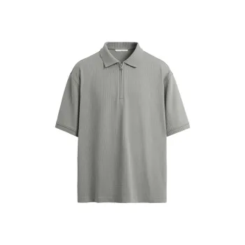 ZARA Polo Shirt Men's Light Green