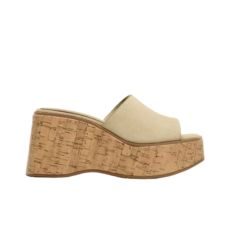 ZARA Slip Resistant Slide Slippers Women's Beige-1