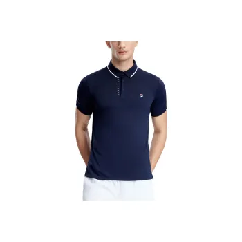 FILA Polo Shirts Men Royal Blue