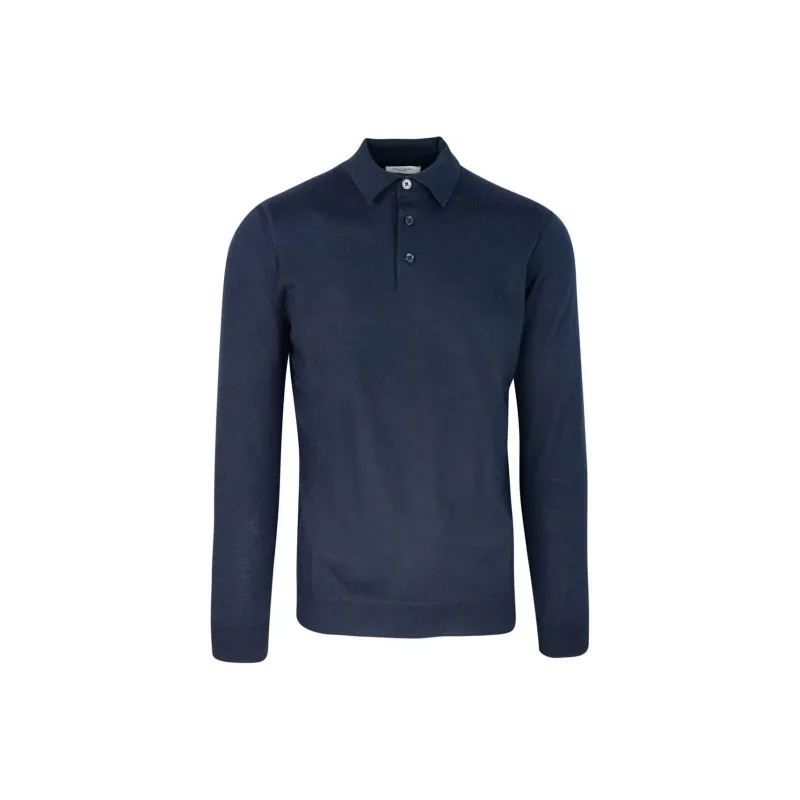 PAOLO PECORA MILANO FW24 Polo Shirt Men's Blue-0