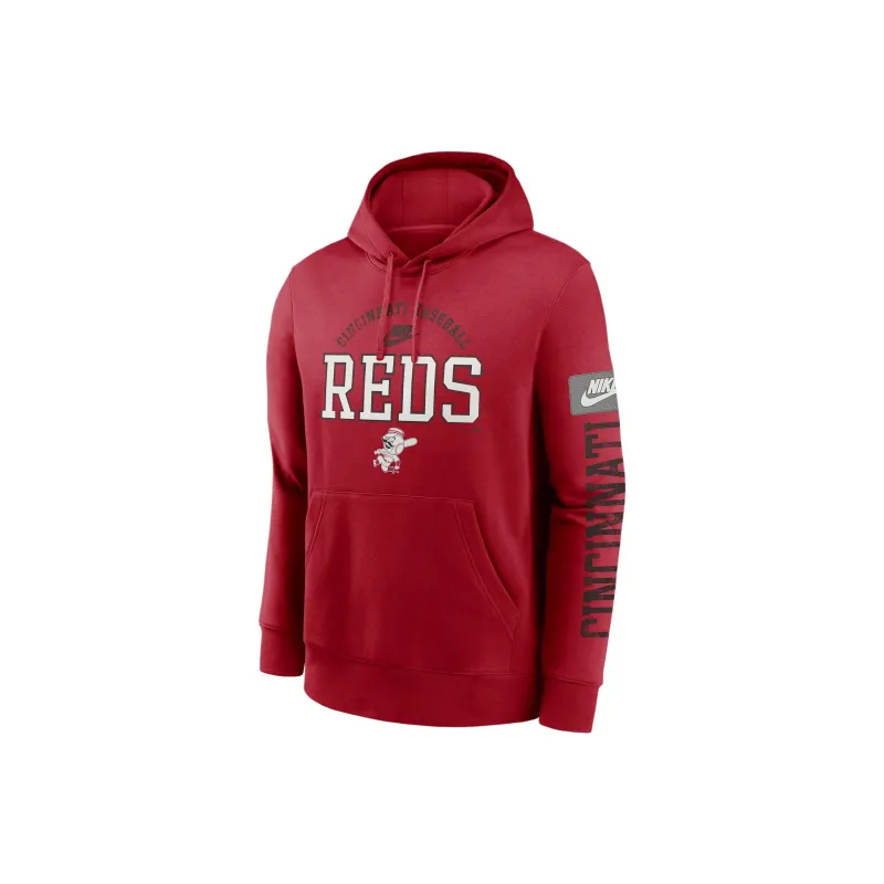 Nike Cincinnati Reds Cooperstown Splitter Club Sweatshirt Men's Red-0