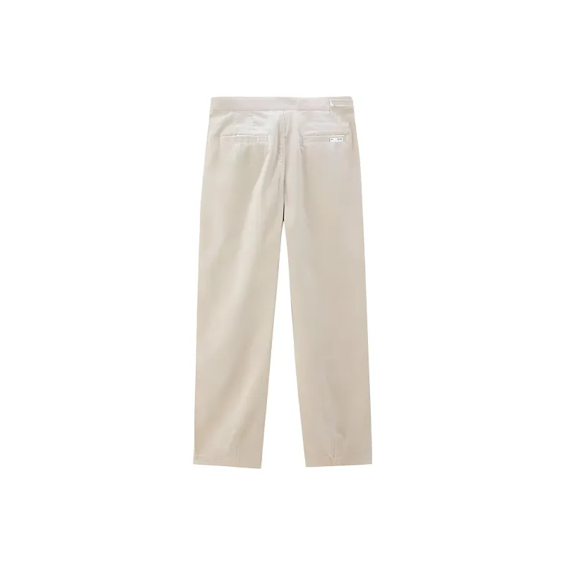 PEACEBIRD MEN Eye C Collaboration Series Casual Pants Men's Khaki-1