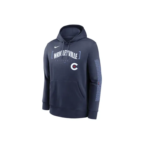 Nike x MLB Chicago Cubs City boot Club Sweatshirt Men's Marine Blue