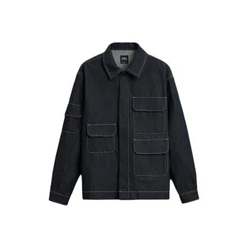 ZARA Shirts Men Blue