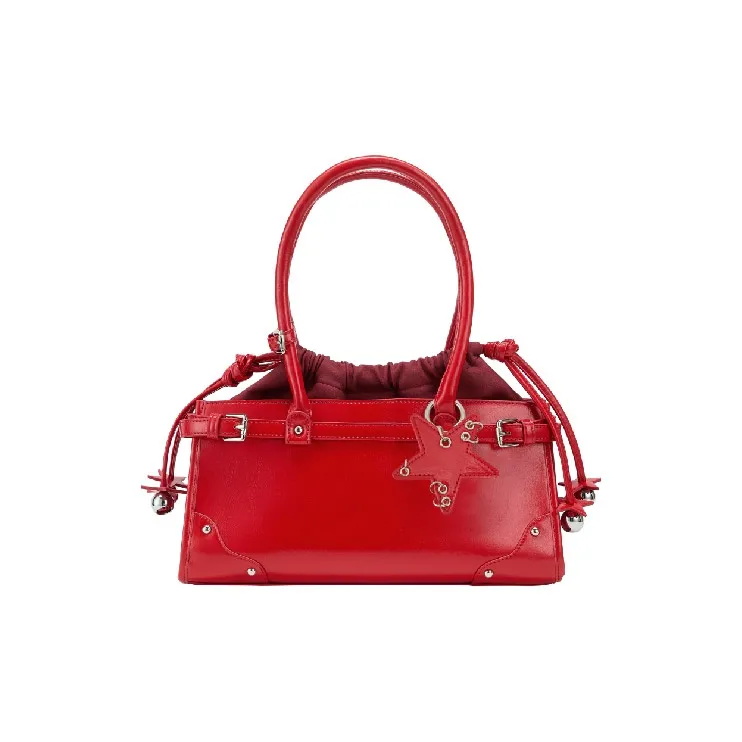 ECODAY ECOD PU Versatile Shoulder Bag, Crossbody Bag, Handbag Women's Red-0