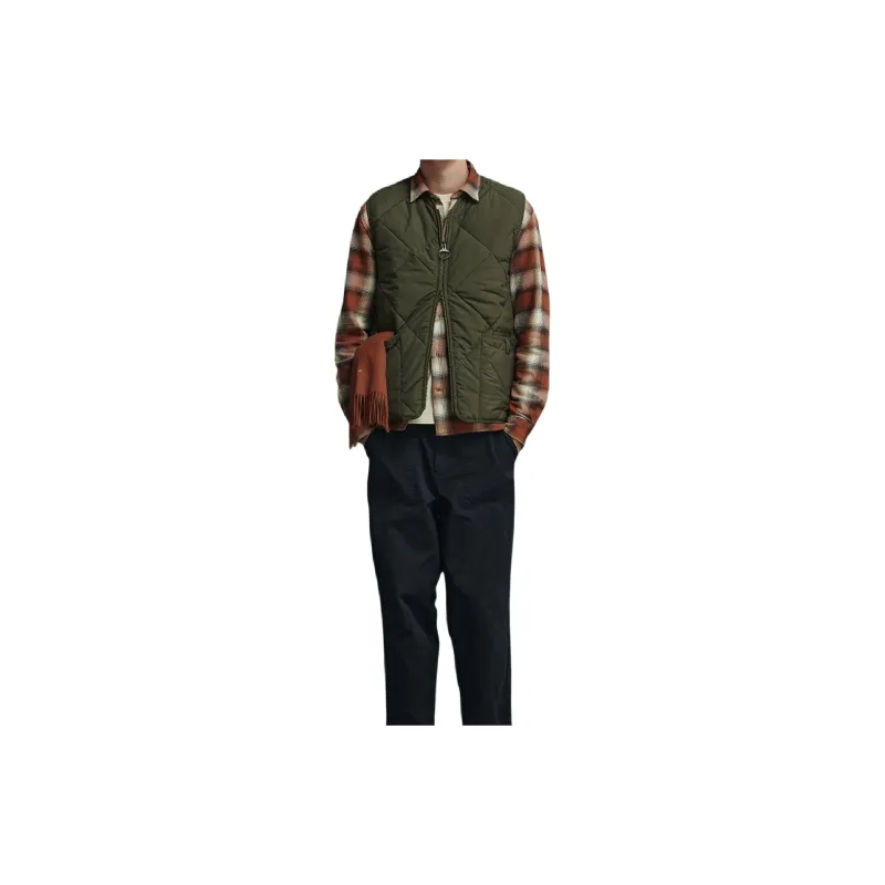 BARBOUR FW24 Barbour Stonebank Relaxed Check Shirt Men's Black Ginger-7