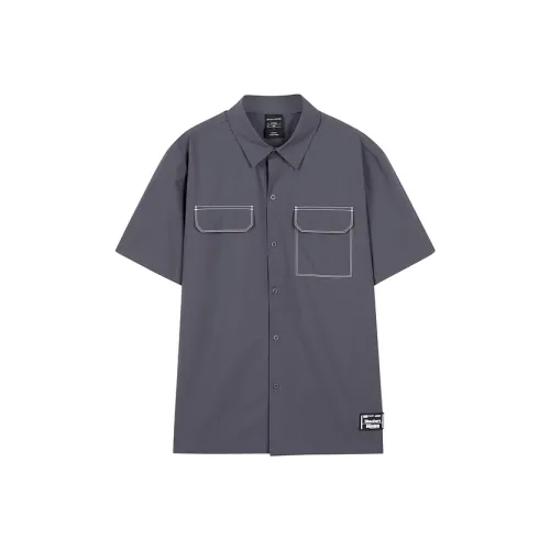 Skechers Sports Lifestyle Collection Vibrant Casual Collection Shirt Men's Odyssey Gray