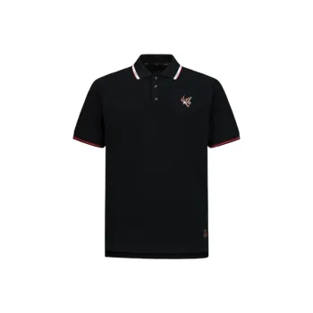 EVISU SS23 Men's Eagle Embroidered Polo Shirt
