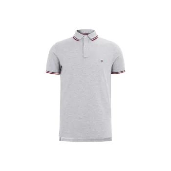 Tommy Hilfiger Polo Shirt Men's Gray