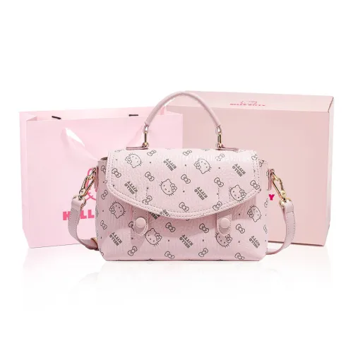 MESUCA Sanrio Hello Kitty Series PU Shoulder Bag, Crossbody Bag, Handbag Regular Women's Pink/Brown/Milk Tea