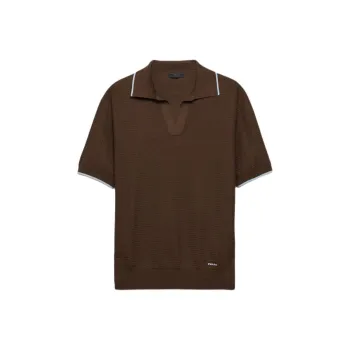 PRADA Polo Shirts Men Ebony