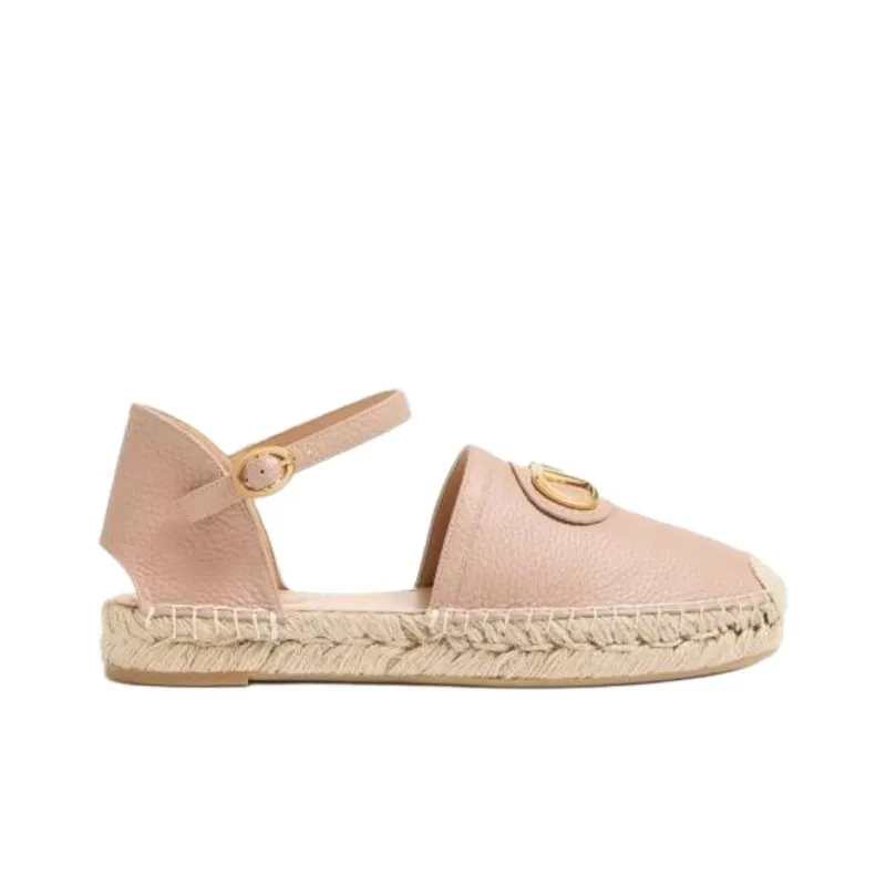 Valentino Vlogo Signature Espadrilles Women's Pink-1