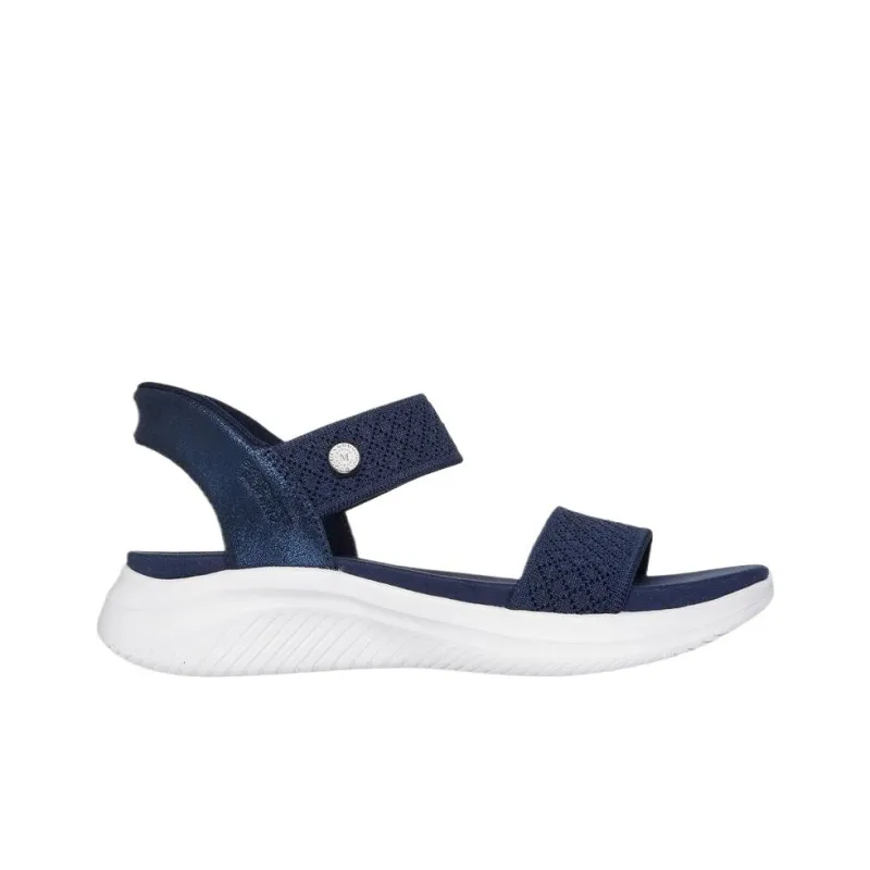 Martha Stewart x Skechers Ultra Flex 3.0 Beach Sandals Women's Blue-1