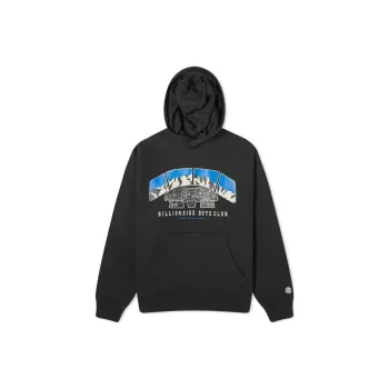 BILLIONAIRE BOYS CLUB Logo Printed Long-Sleeved Hoodie