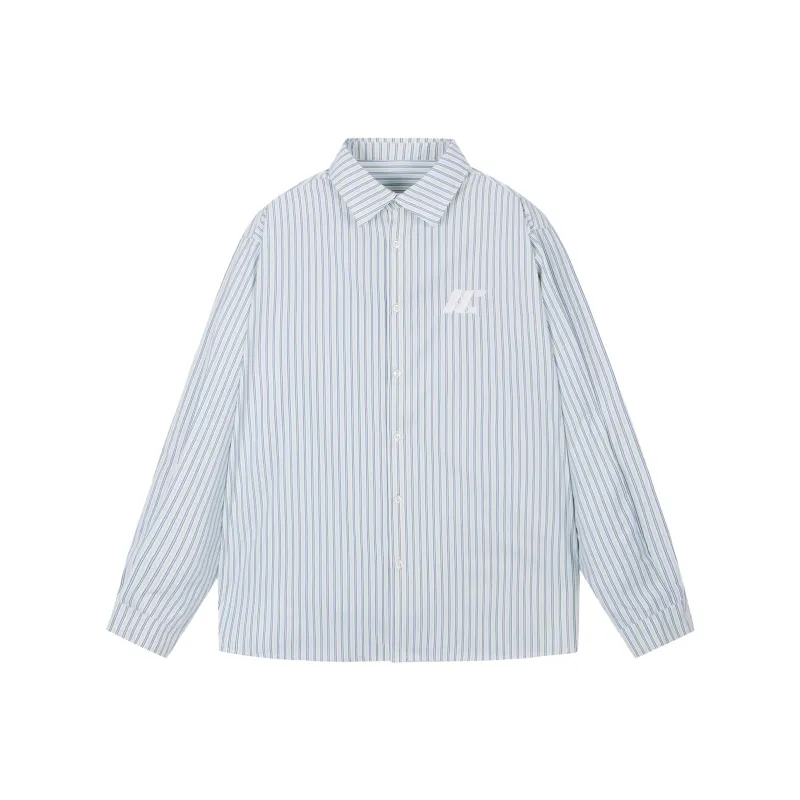 ICONS Lab Shirts Unisex Blue White Stripes-0