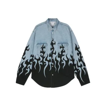 Vetements Fire Denim Shirt