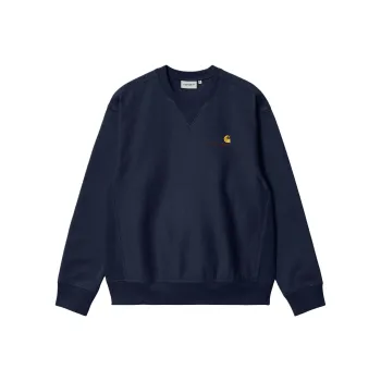 Carhartt WIP SS24 American Script Sweat Sweatshirt Unisex Air Force Blue