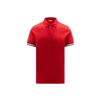 Moncler FW22 Polo Shirts Men Red