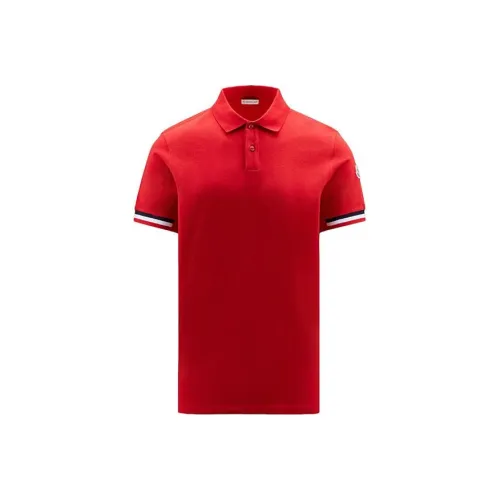 Moncler FW22 Polo Shirts Men Red