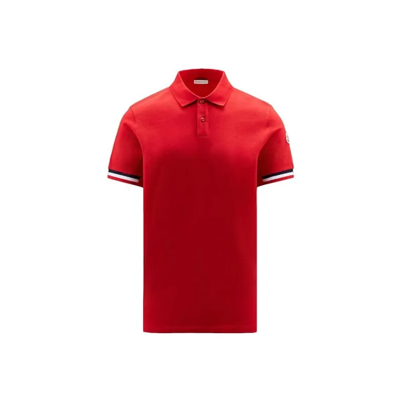 Moncler FW22 Polo Shirts Men Red-0