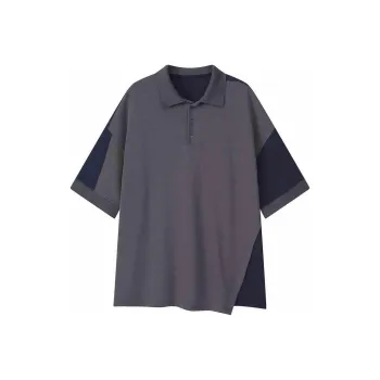 YOSHIYOYI Polo Shirt Unisex Dark Gray