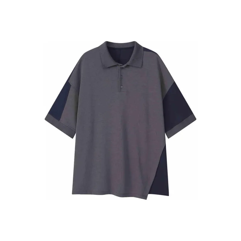 YOSHIYOYI Polo Shirt Unisex Dark Gray-0