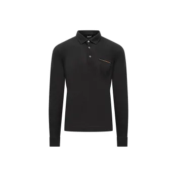 Ermenegildo Zegna Long Sleeved Polo Shirt