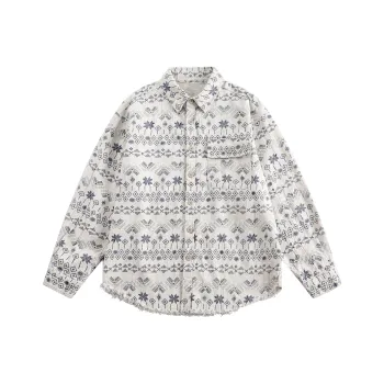DOH STORE Shirt Unisex Snowflake White