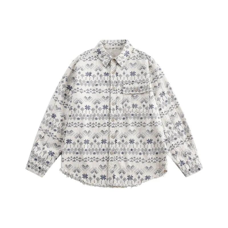 DOH STORE Shirt Unisex Snowflake White-0