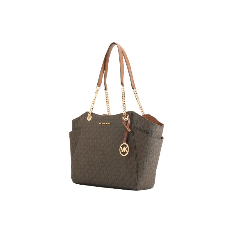 MICHAEL KORS Polyester Handbag Shoulder Bag Large Size Women's Brown-1