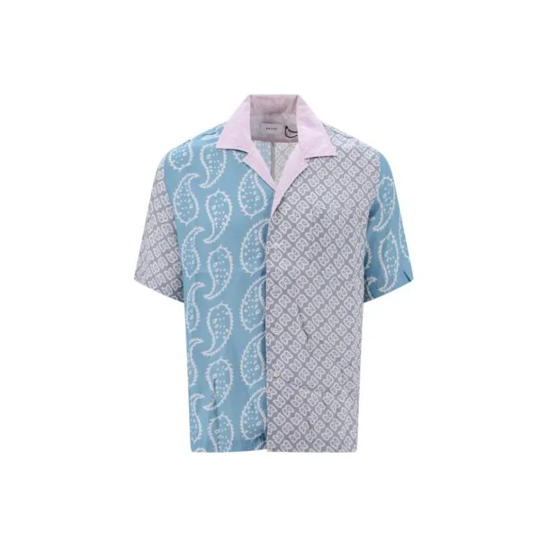 RHUDE Multi Paisley Button Down Shirt-0