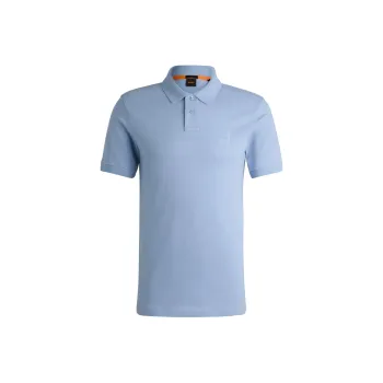 HUGO BOSS FW24 Polo Shirt Men's Light Blue