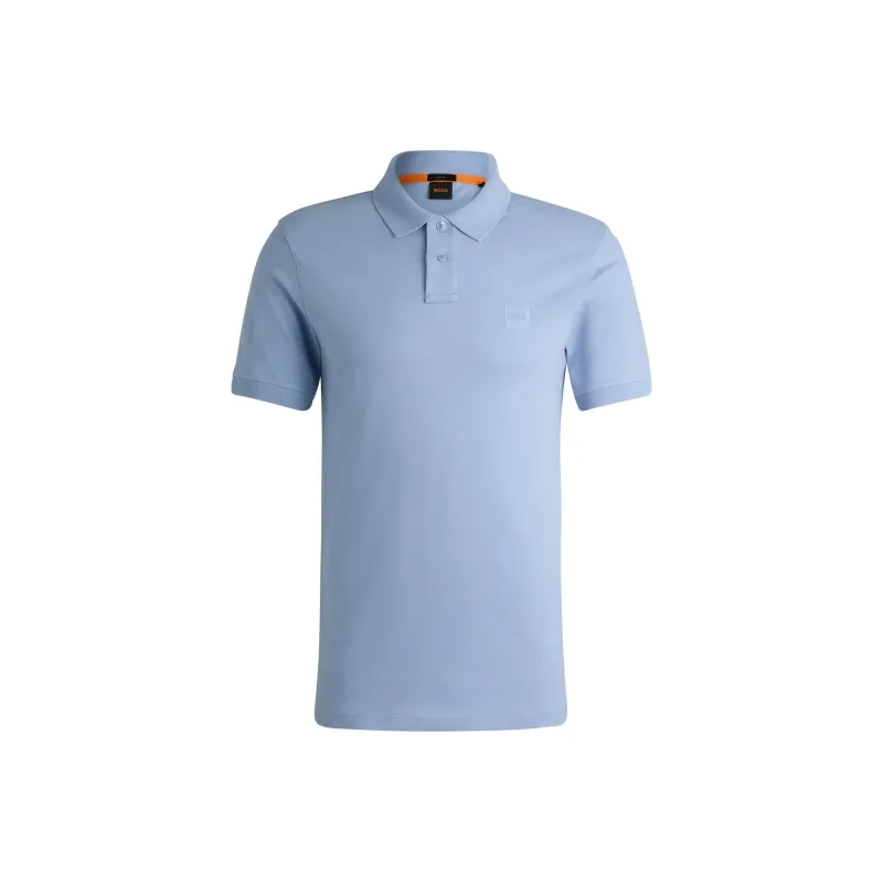 HUGO BOSS FW24 Polo Shirt Men's Light Blue-0