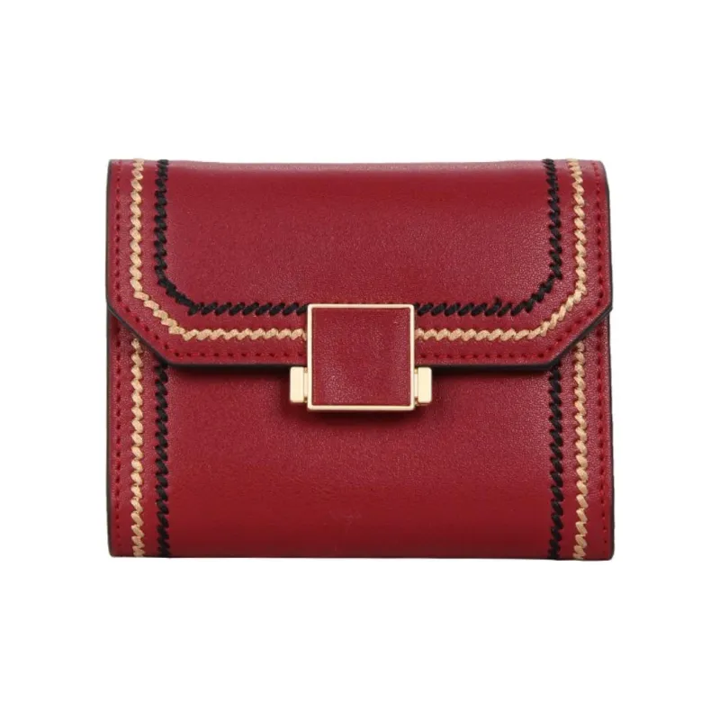 Tong Tong Rabbit Cow Split Leather Card Holder Regular Women's Multicolor-2