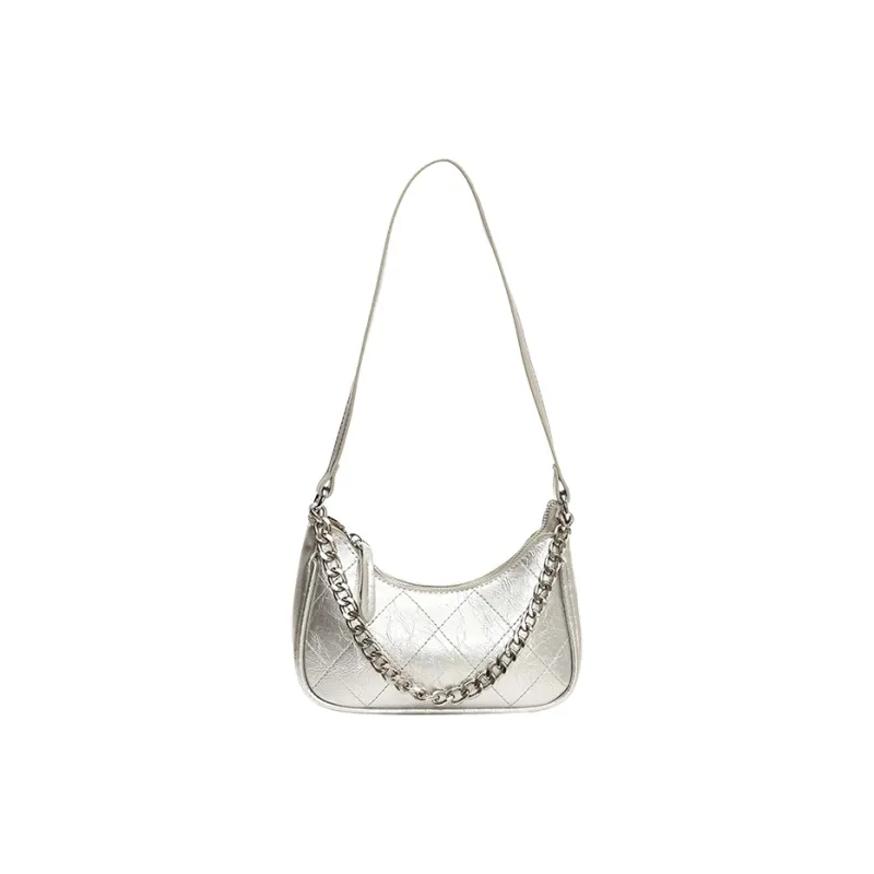 Juju Jimmy PU Shoulder Bag Regular Women's Silver-0