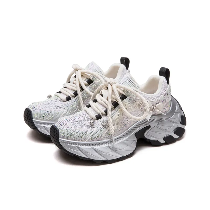 Chibang Lightweight Low Top Chunky Sneakers Women's-3