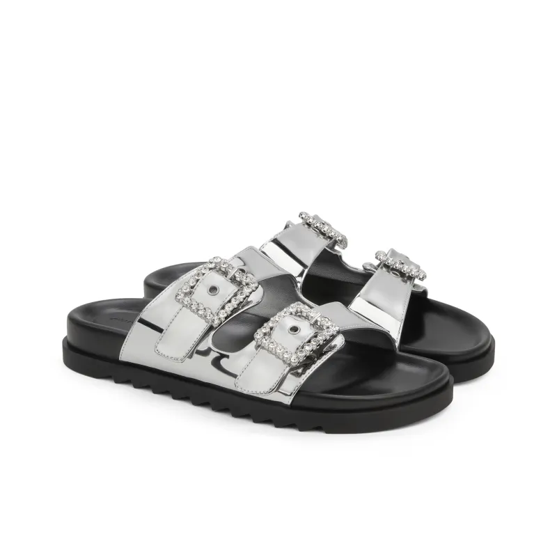 CHARLES&KEITH Composite Sole Slide Slippers 2cm Women's-1