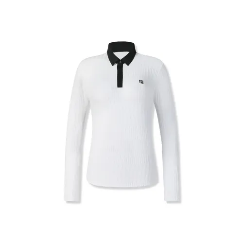 FILA Long Sleeved Polo Shirt Unisex