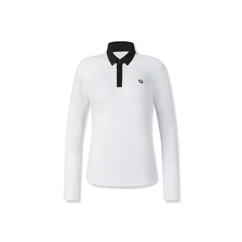 FILA Long Sleeved Polo Shirt Unisex-0