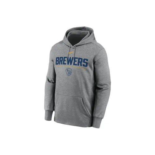 Nike x MLB Milwaukee Brewing Company Team Sweatshirt Men's Gray